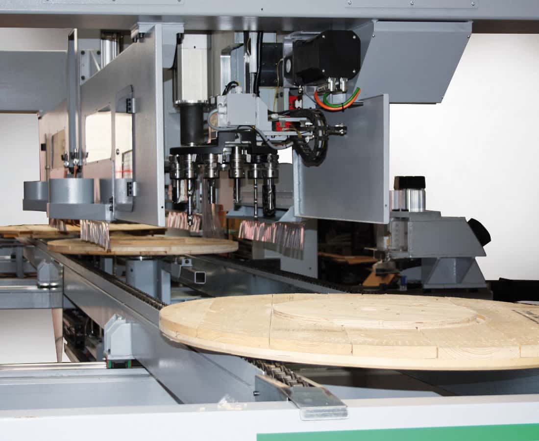 CNC productie bobine si mosoare lemn Greda Argo multiprocess