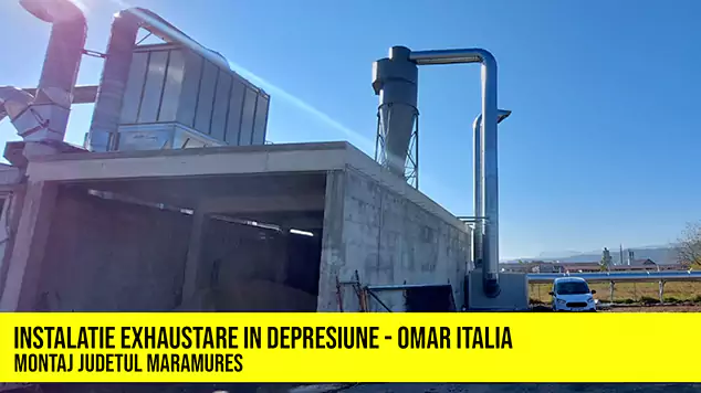 Instalatie exhaustare in depresiune - OMAR Italia