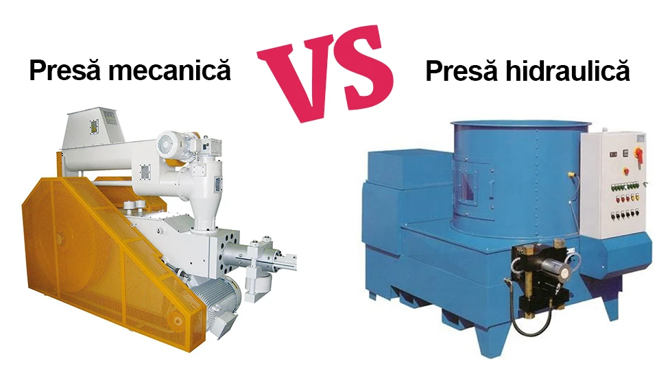 Presa productie brichete, mecanica vs hidraulica. Tranzitia catre o economie circulara