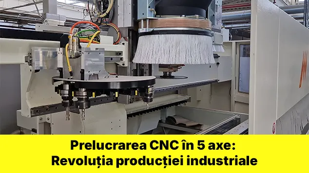 Prelucrarea CNC în 5 axe - Revoluția Producției Industriale